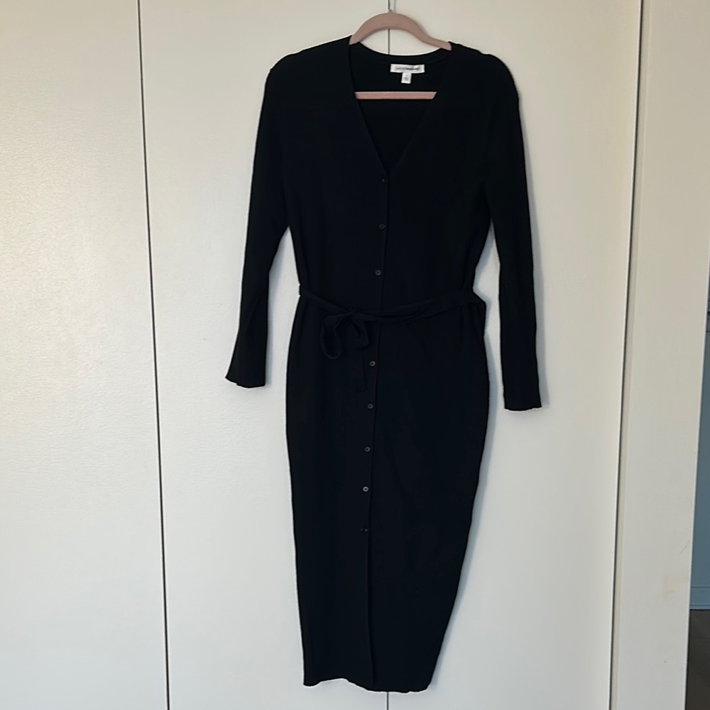 Lucky Brand Black Long Sleeve Dress